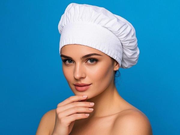 Step-by-step instructions on how to make a shower cap by hand